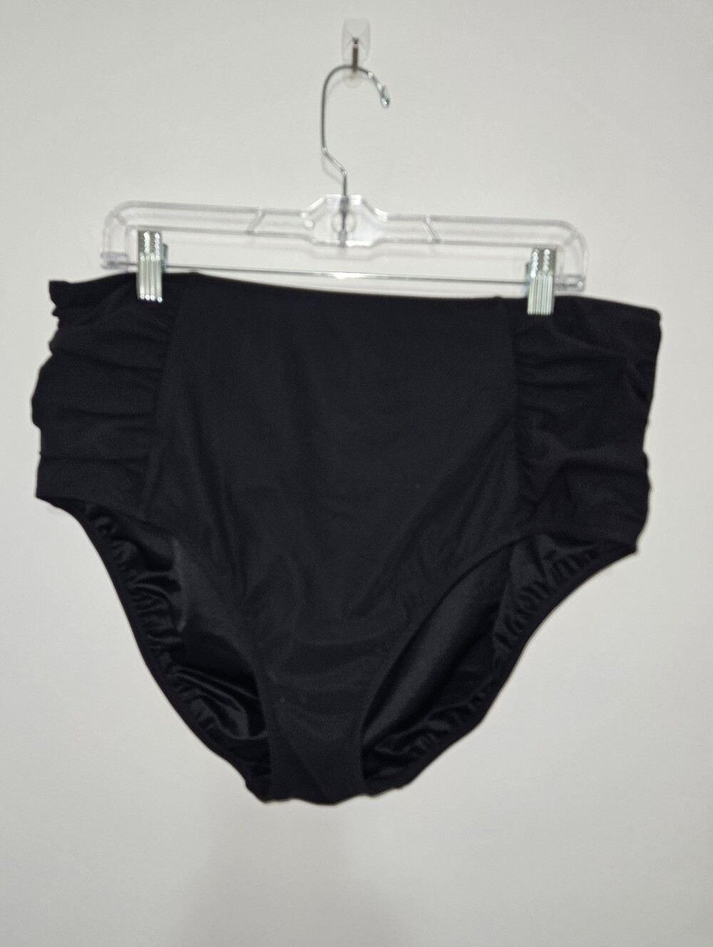 LL Bean High Waist Black Shaping Swimwear‎ Bikini Brief Bottoms Item 501694